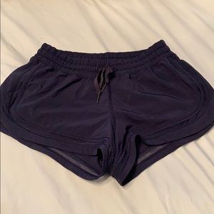 Navy Lululemon shorts